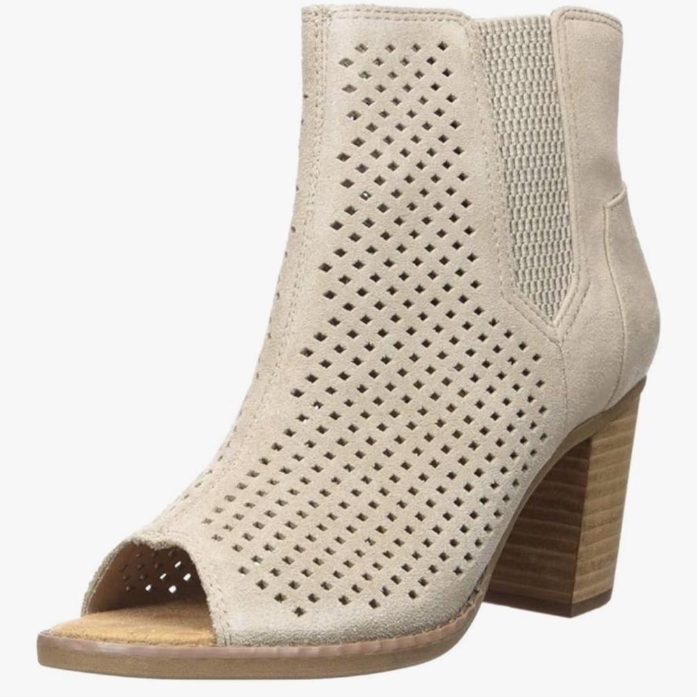 Toms majorca peep toe bootie